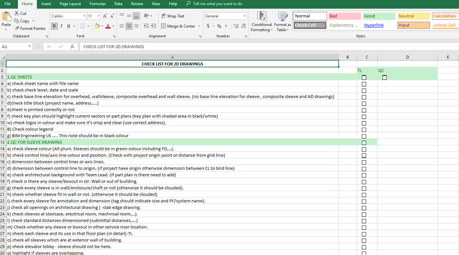 BIM Modeling Auditing Services