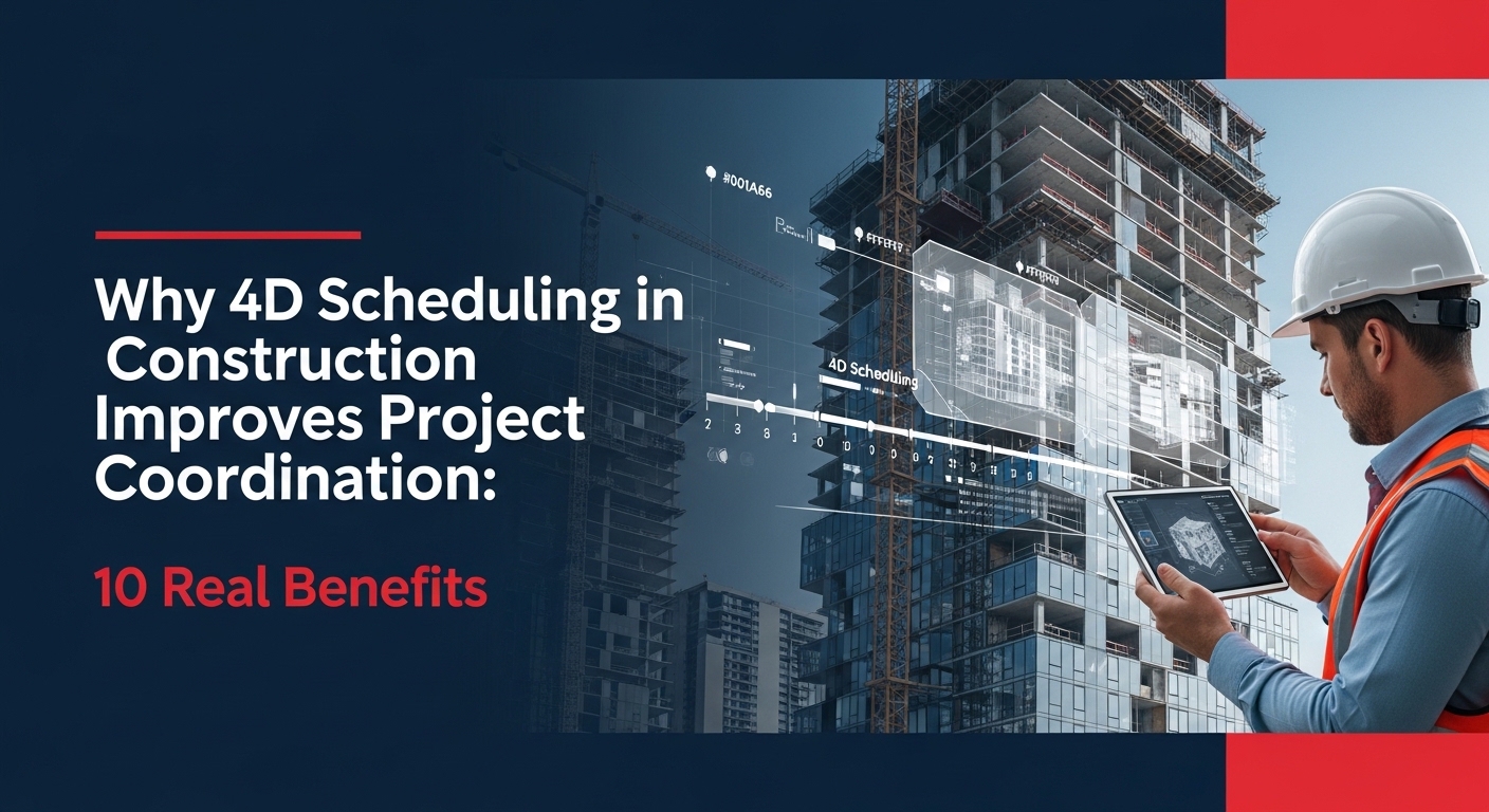 Why 4D Scheduling in Construction Improves Project Coordination: 10 Real Benefits